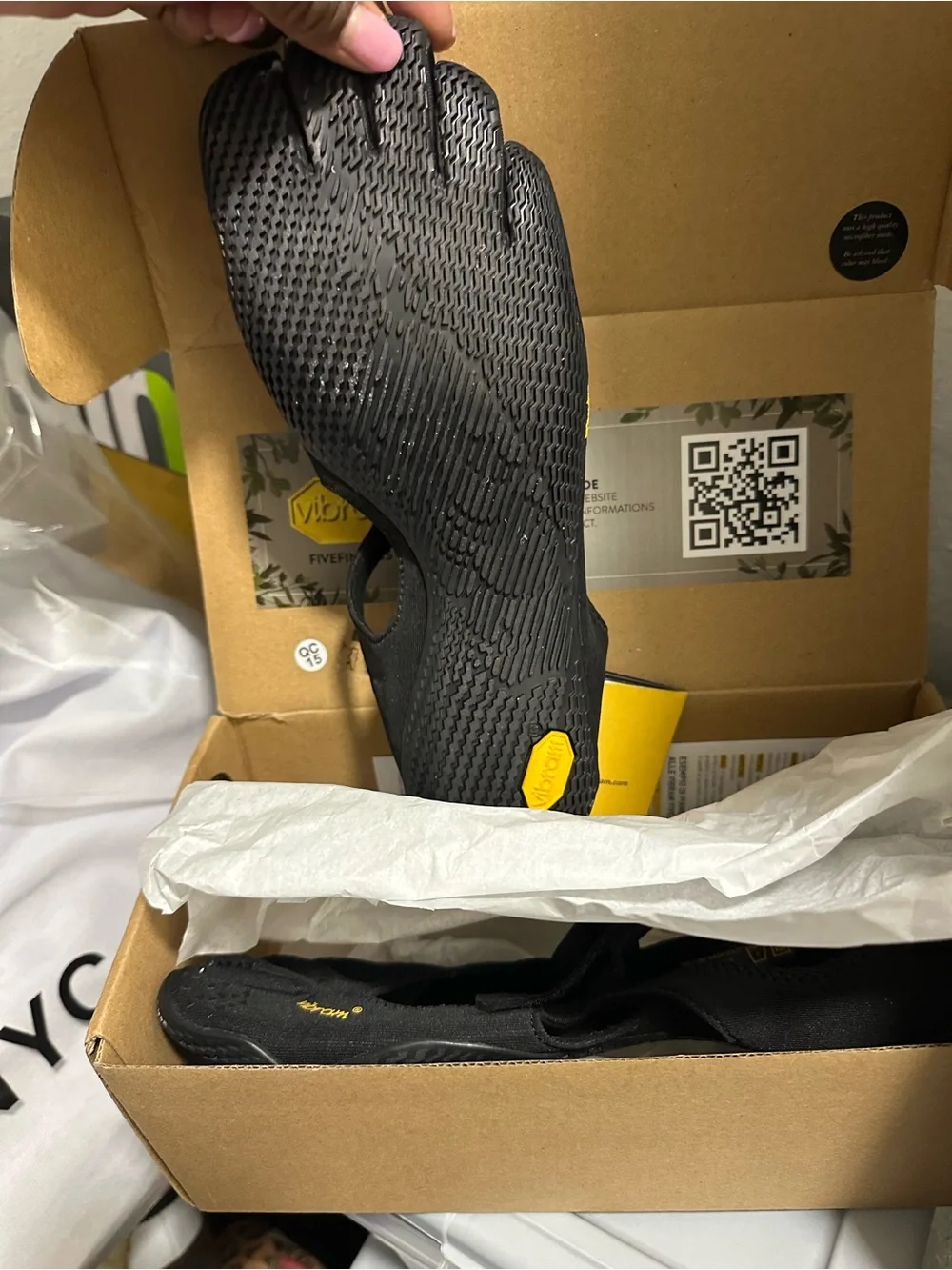 Vibram V-Soul FiveFingers Black - Picture 6 of 7